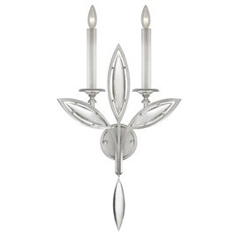 Marquise 2 Wall Lamp Silver