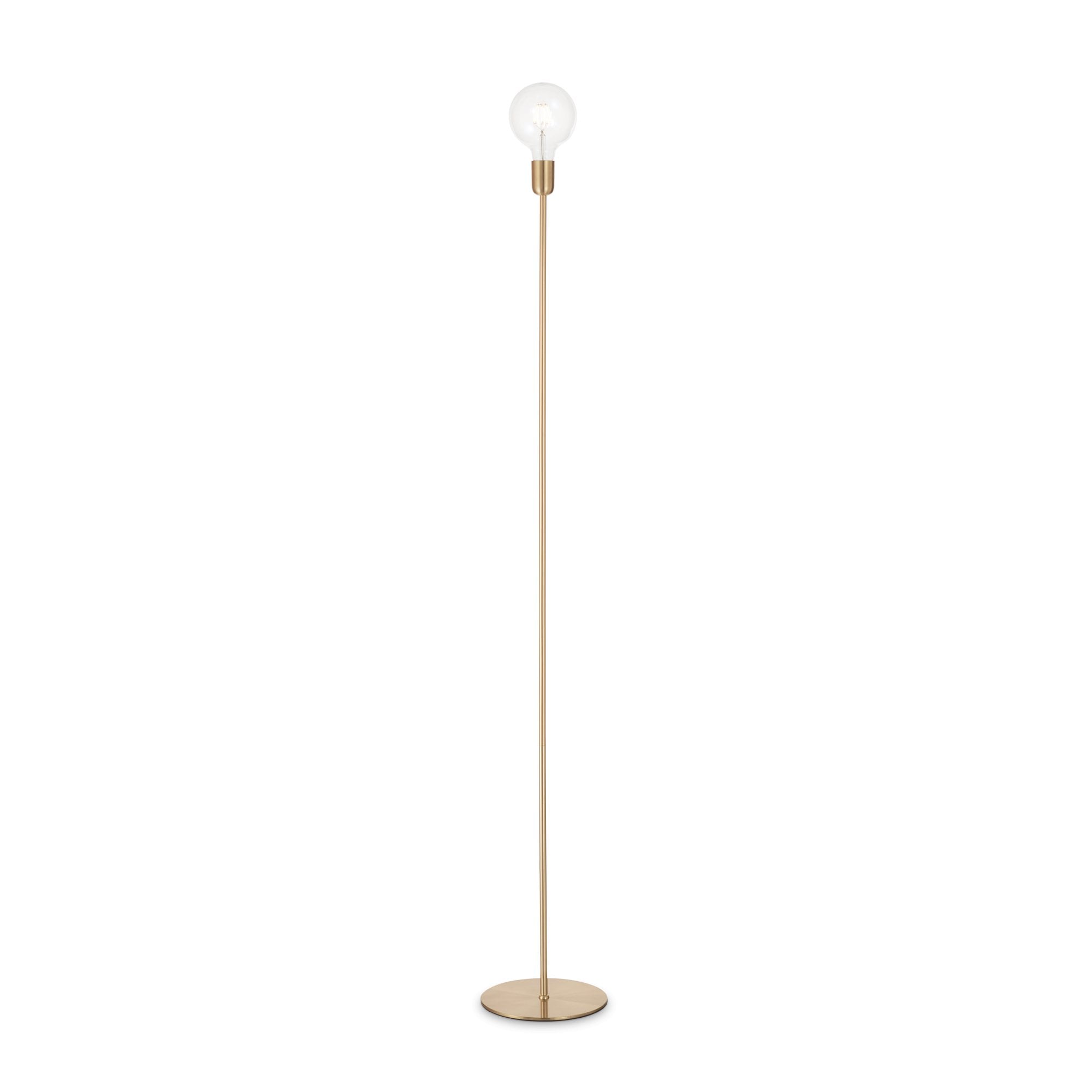 Ideal Lux Microphone Pt 1 Floor Lamp Brass