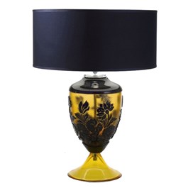 8086 Lg Table Lamp Amber Blue