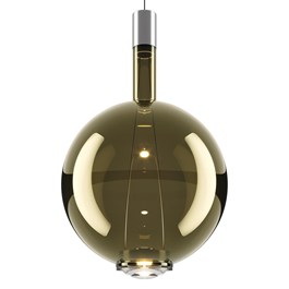 Sky-Fall Round Large Suspension 30K Golden Sage