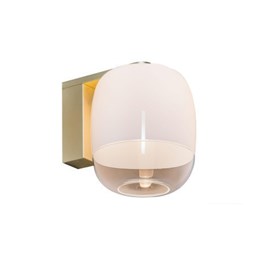 Gong 1 Wall Lamp Led Brass White